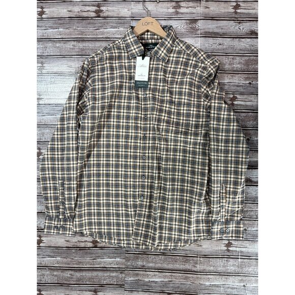 Rodd & Gunn Lawrence Plaid Shirt Size XL color grey brown NWT mspr 178